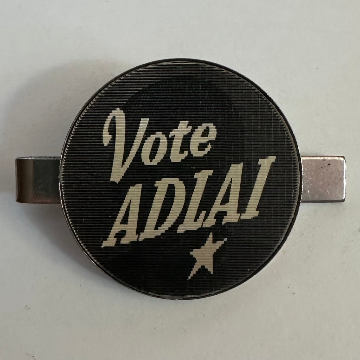 Vote Adlai Flasher Tie Bar