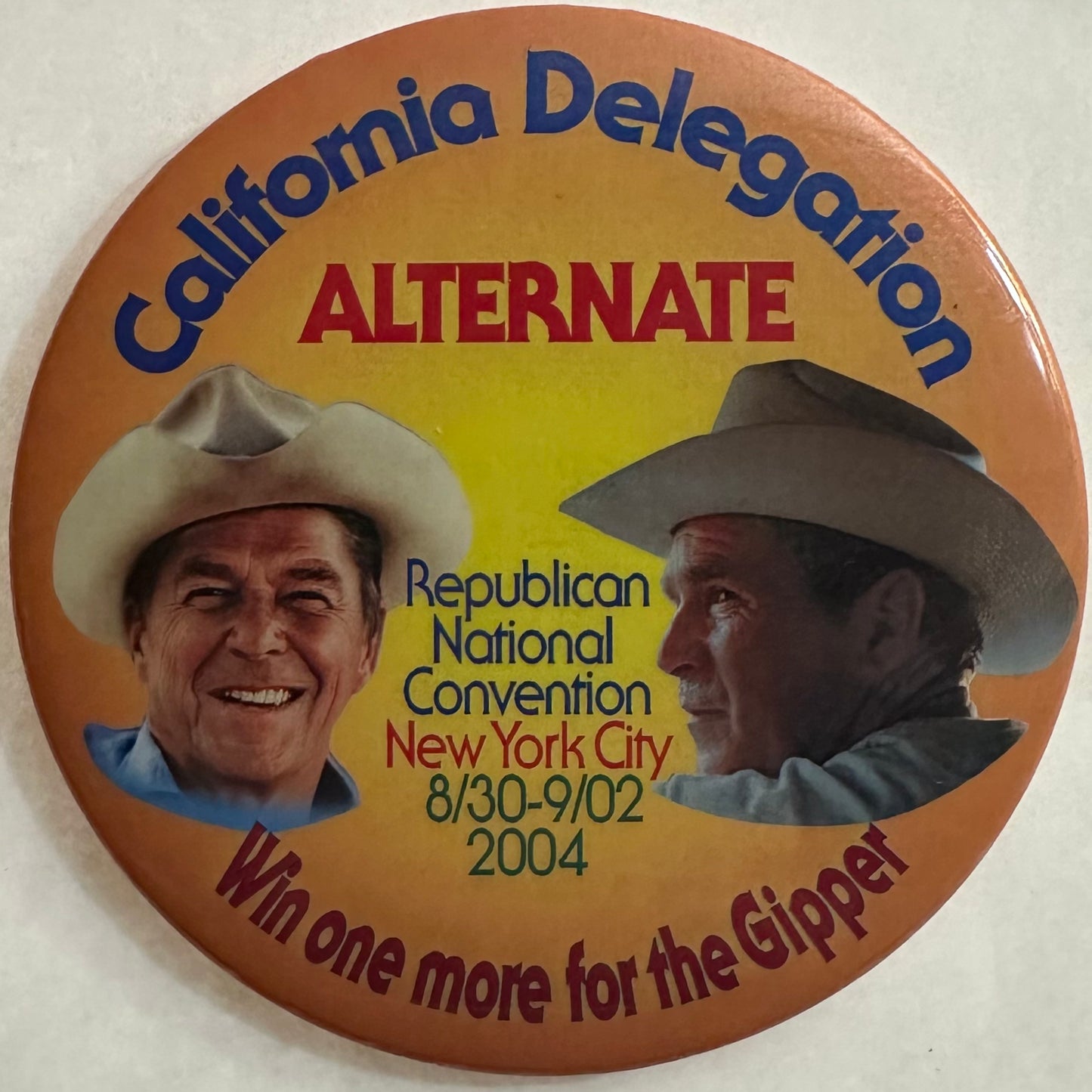 2004 California Delegate Alternate George Bush and Ronald Reagan