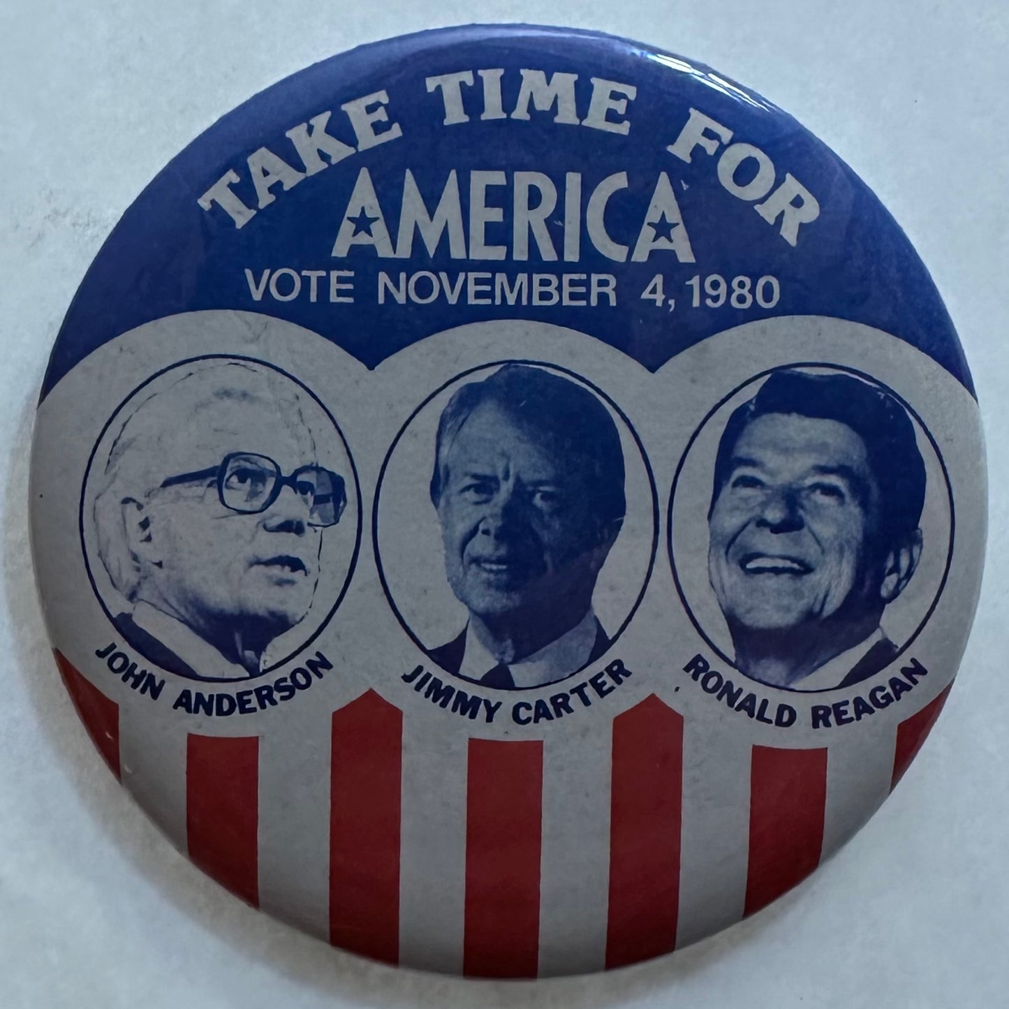 Take Time for America Vote 1980: Anderson, Carter, Reagan