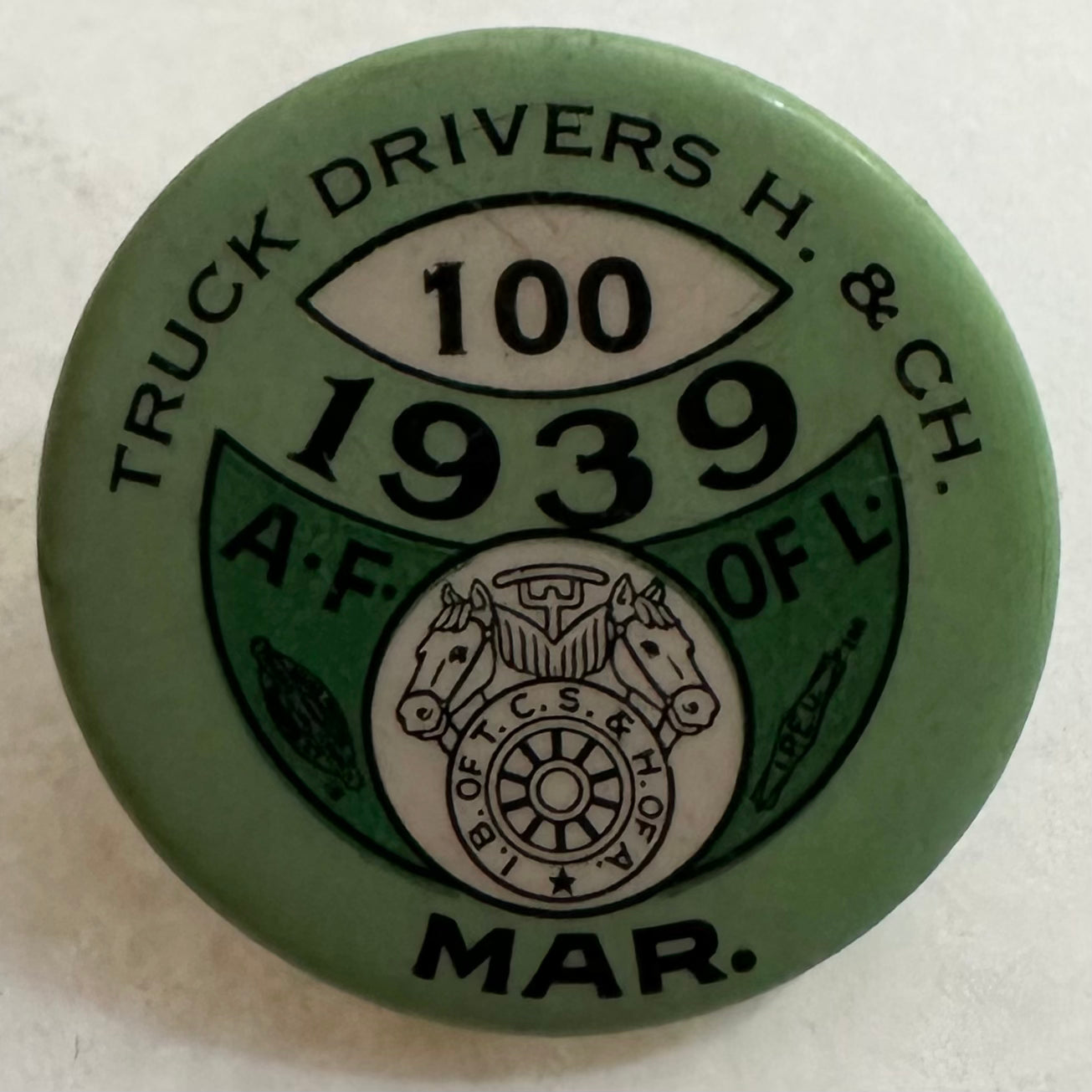 Truck Drivers AF of L 1939 Union