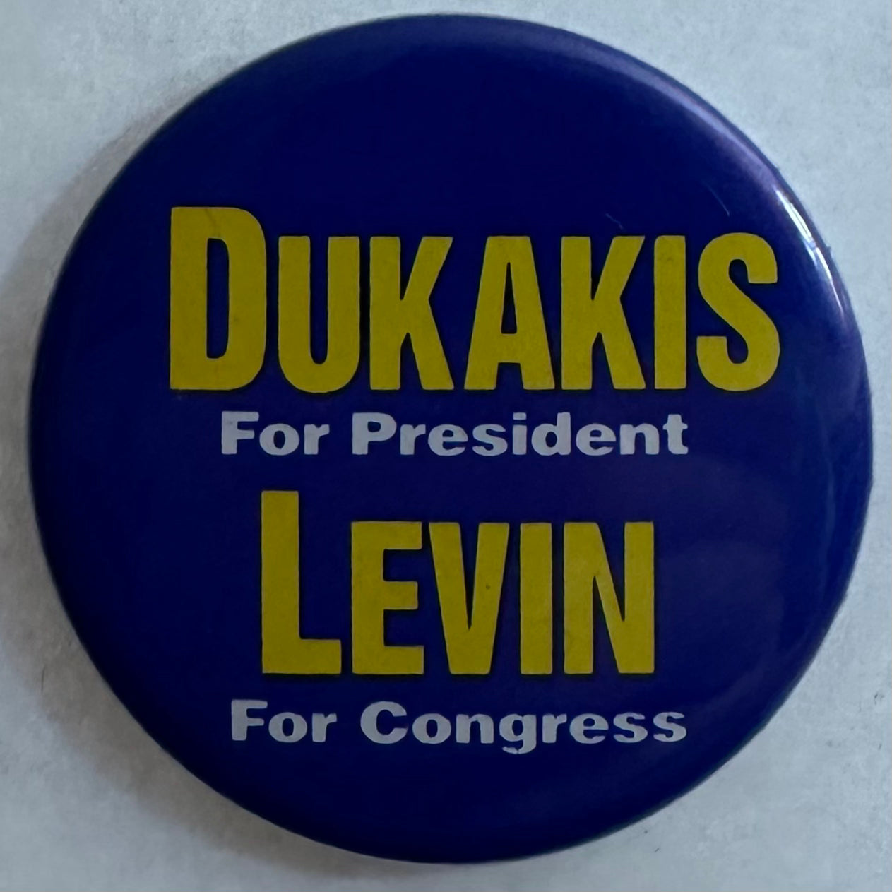 Michael Dukakis, Sander Levin, 1988 Michigan Coattail