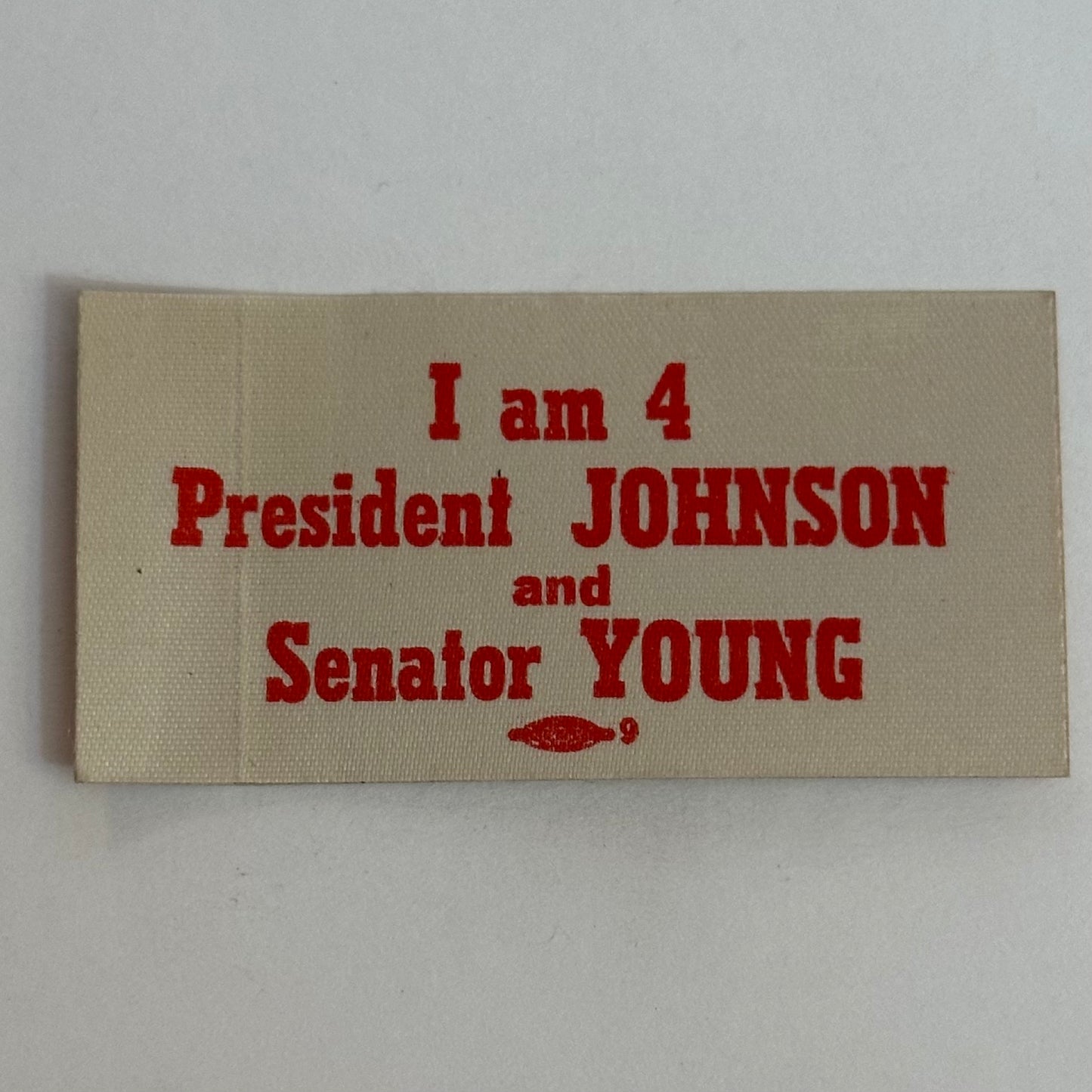 Lyndon Johnson, Senator Young Ohio Coattail Sticker