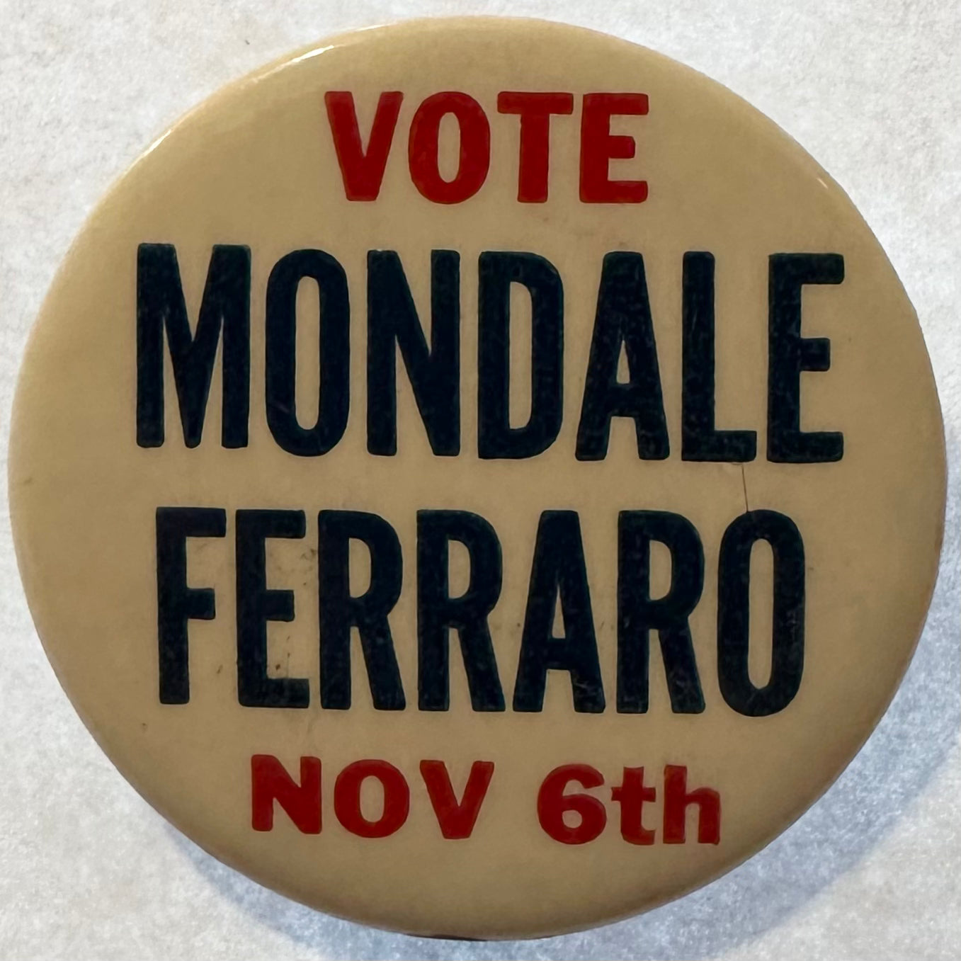 Vote Mondale Ferraro Nov. 6