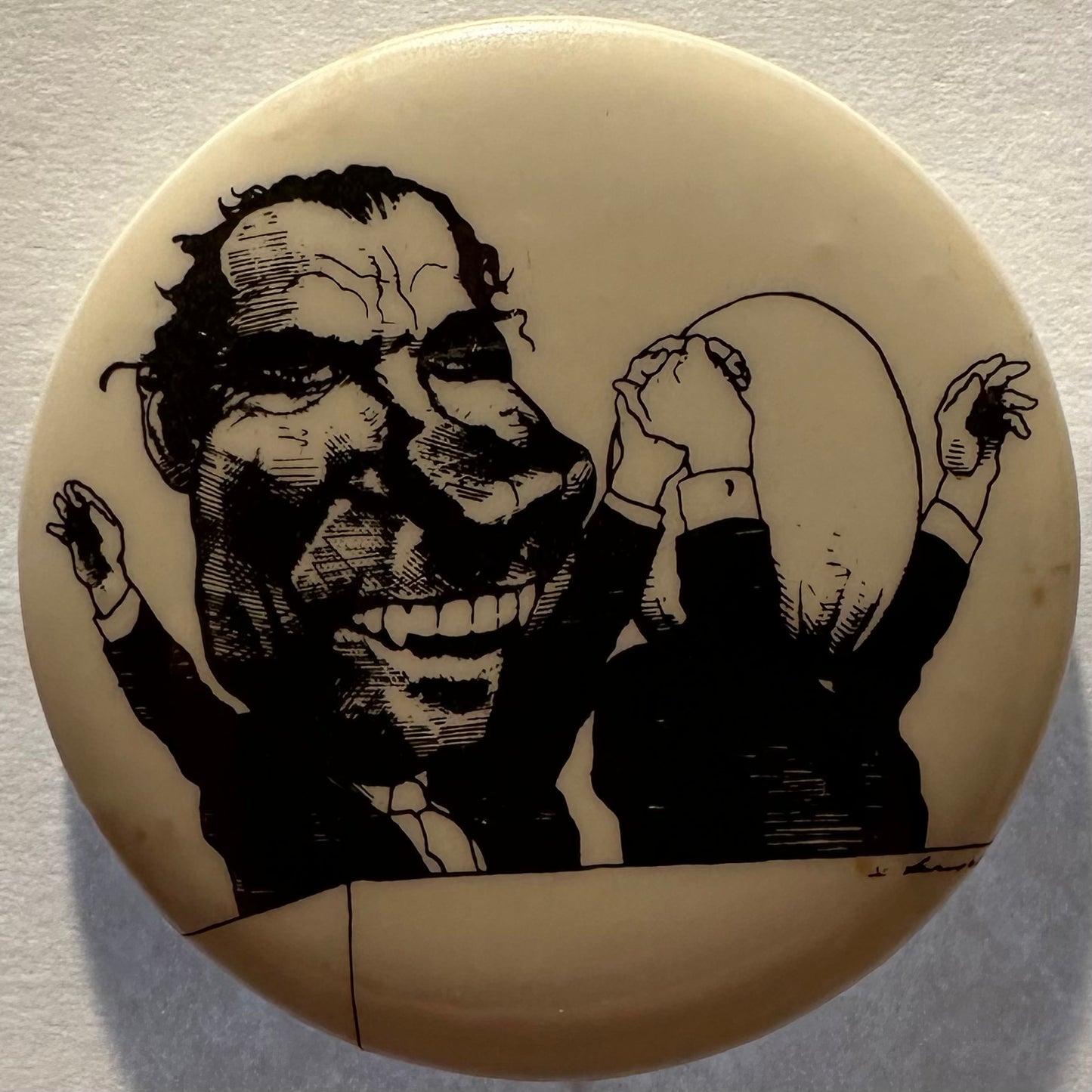Nixon and Egg Head, by David Levine