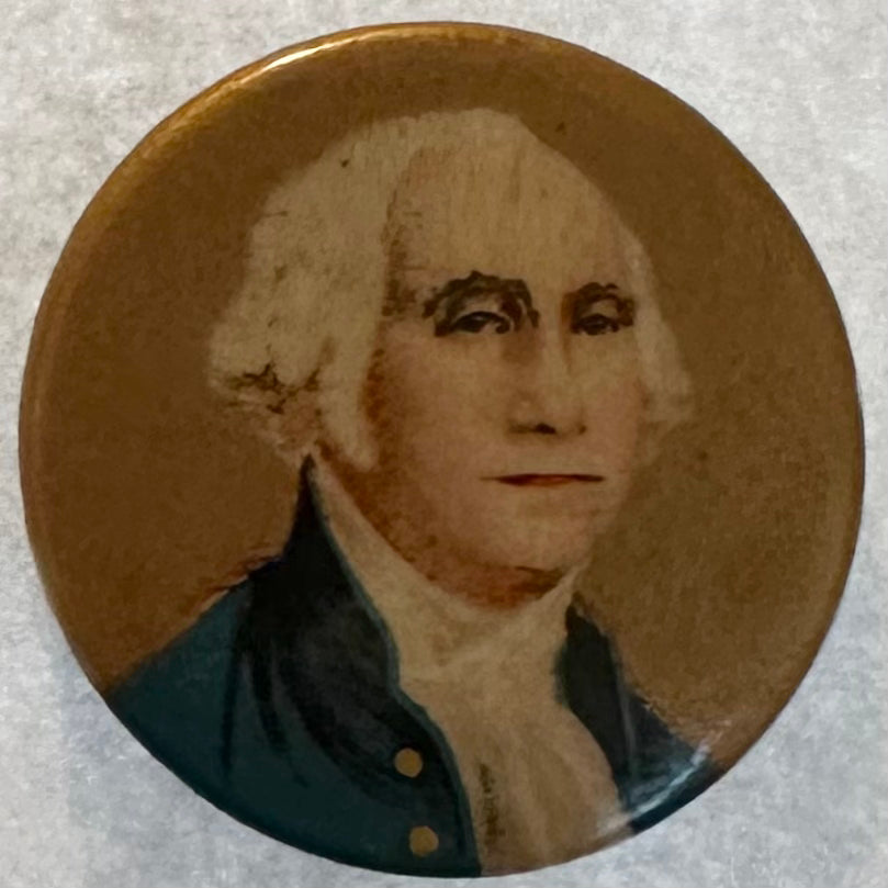 Bold George Washington celluloid