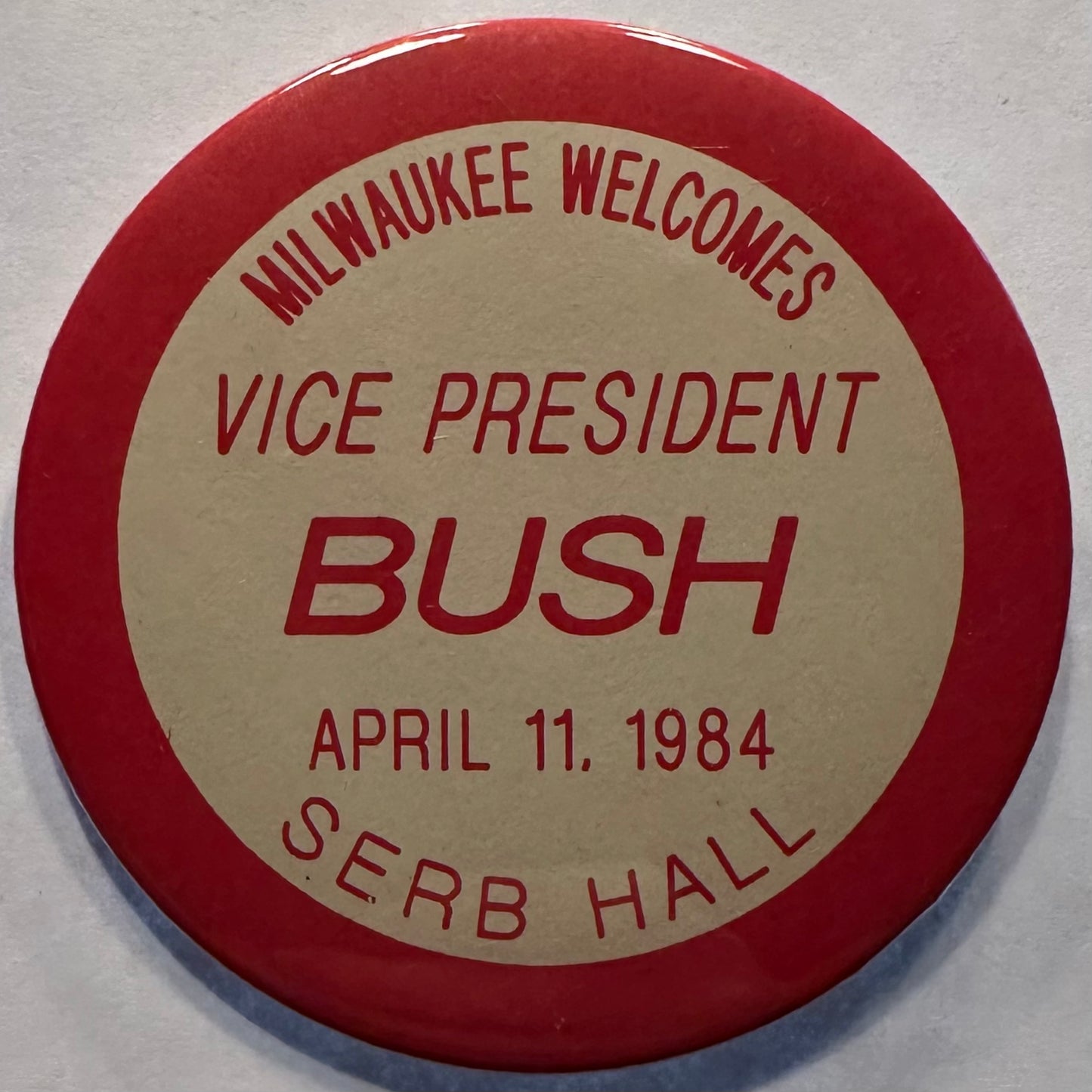 Milwaukee welcomes Vice President Bush 1984