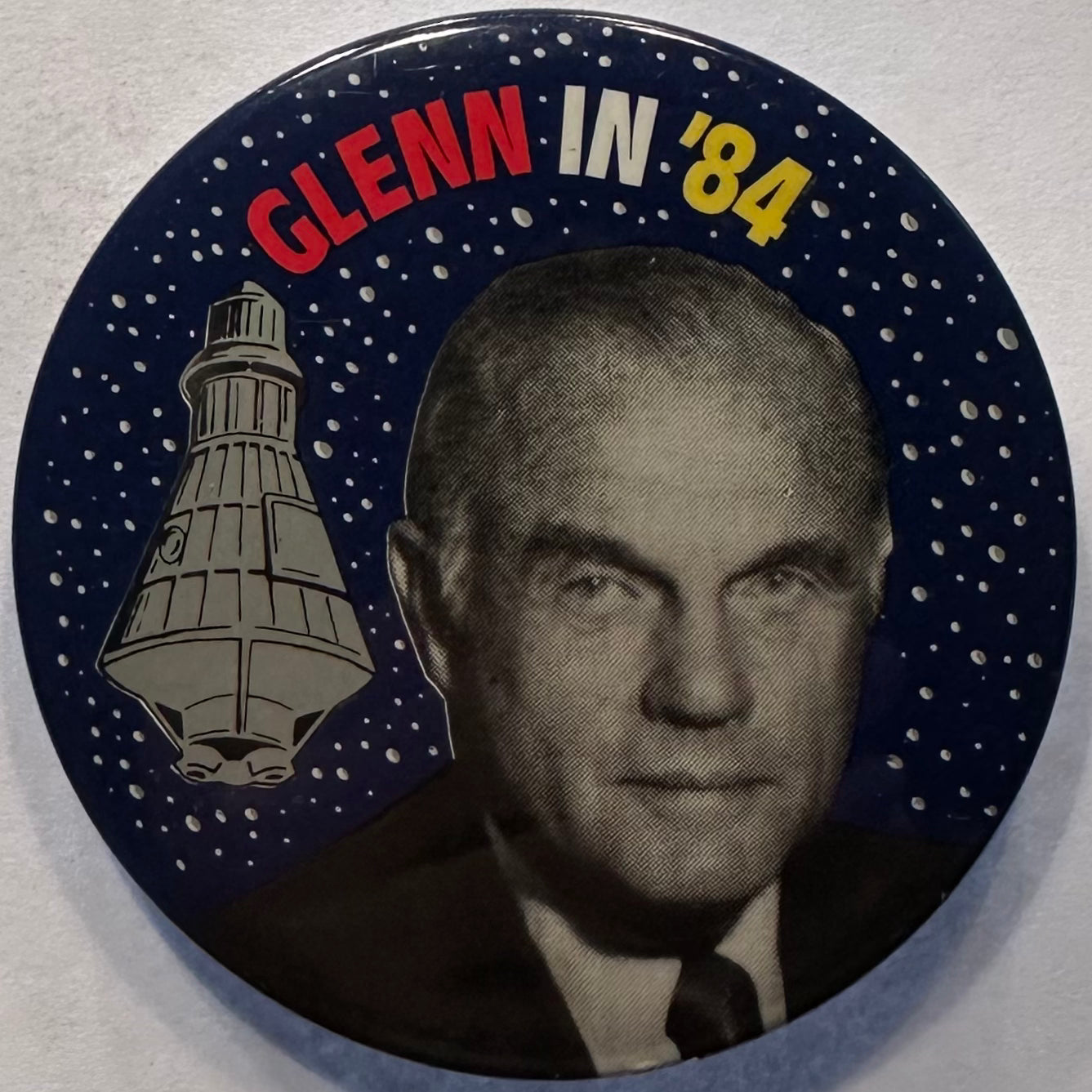 Glenn in 1984 Friendship 7