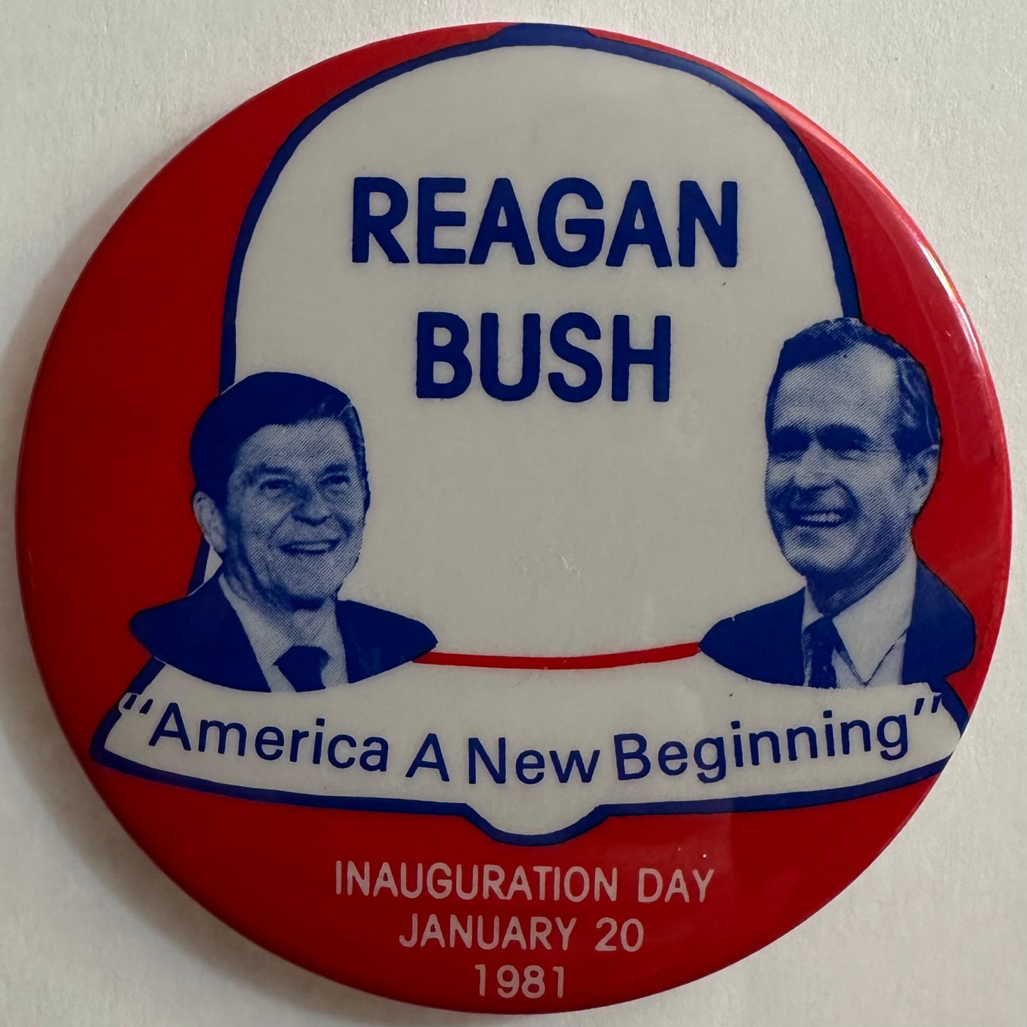 Reagan Bush Inauguration Day