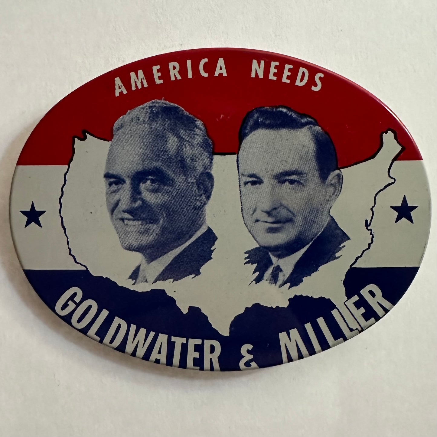 America Needs Goldwater & Miller oval jugate
