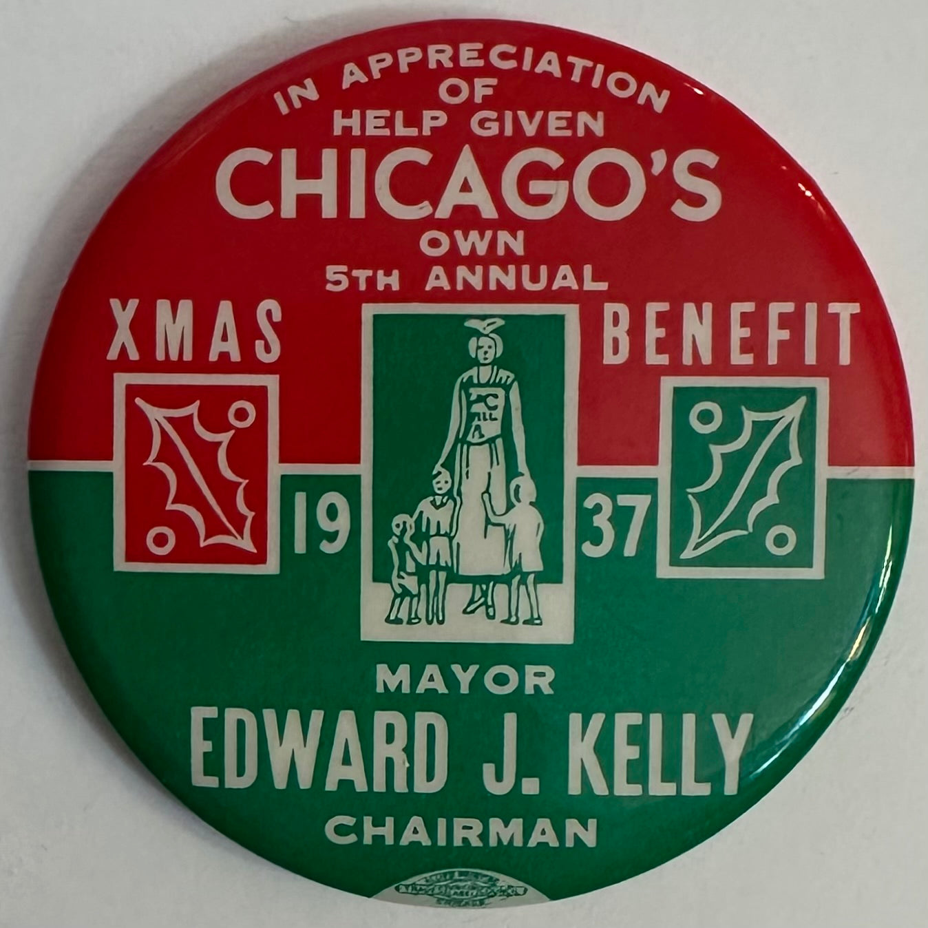 Chicago's Own XMas Benefit featuring Mayor Edward J. Kelly
