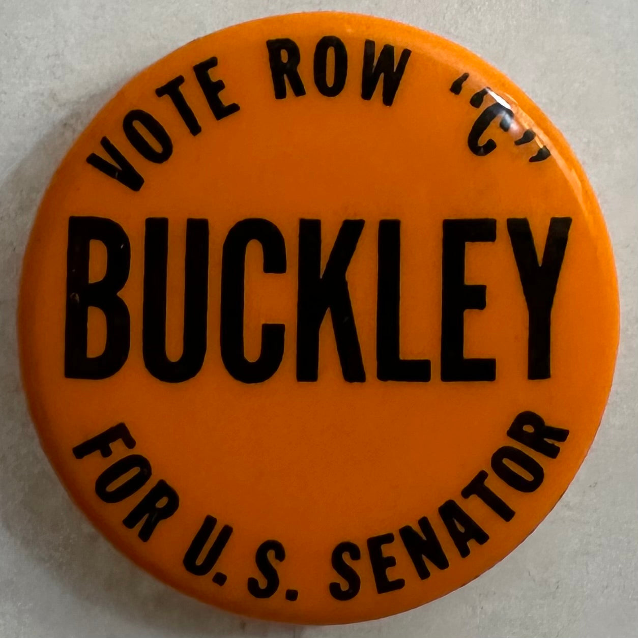 Vote Row C Buckley for US Senator