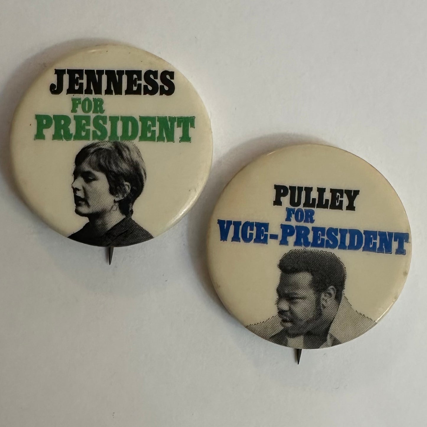 Pair of 1972 Socialist Workers Party Jenness & Pulley