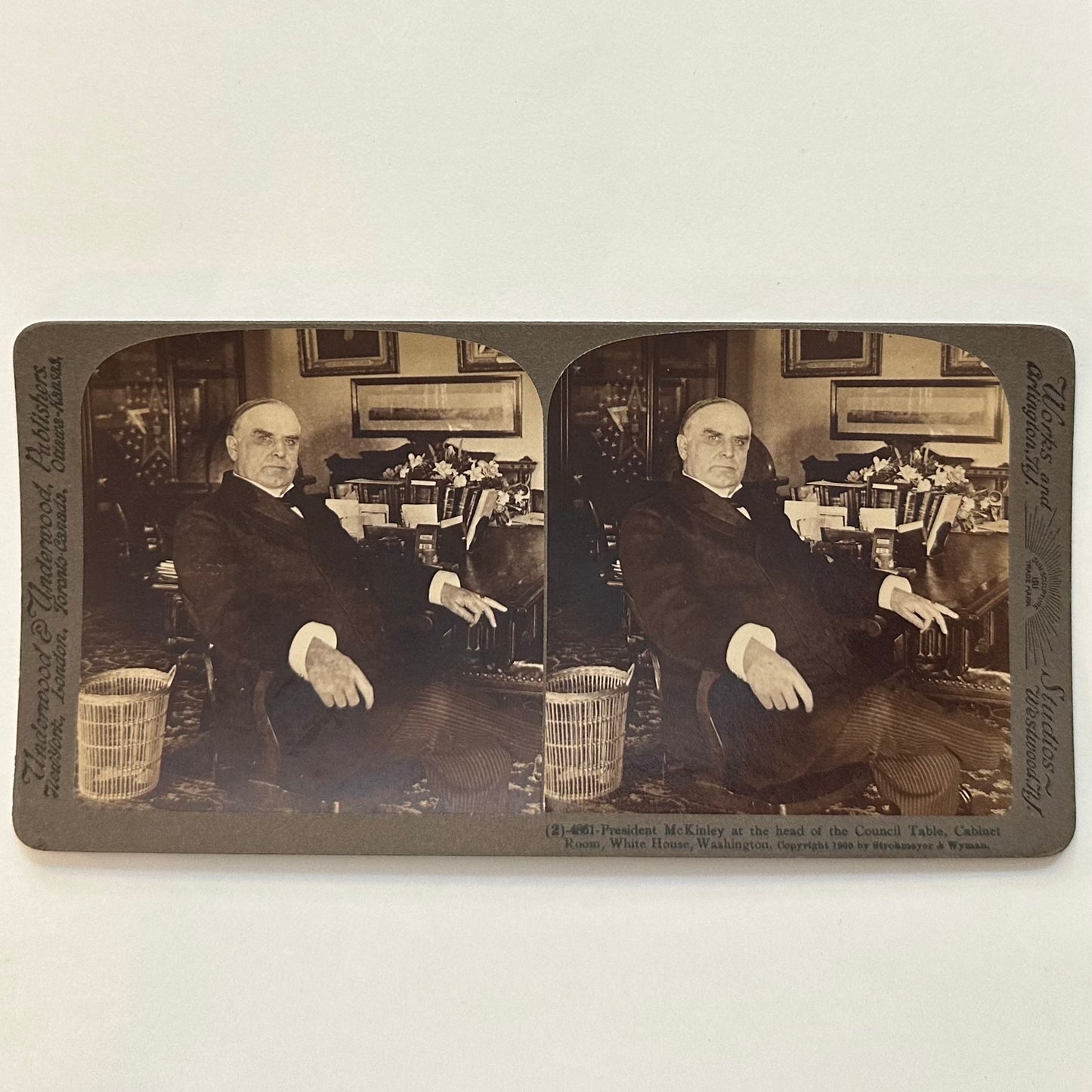 William McKinley Stereocard