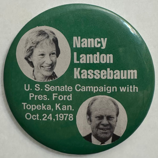 Nancy Landon Kassebaum single day event with President Ford