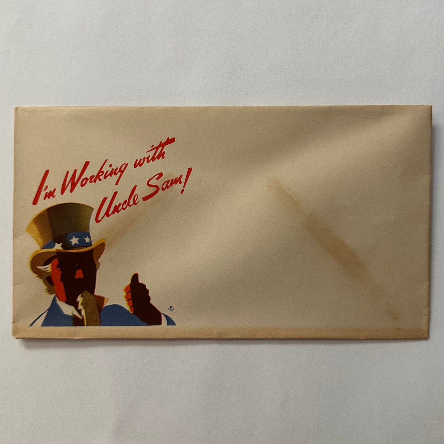 I'm Working with Uncle San Homefront Envelope