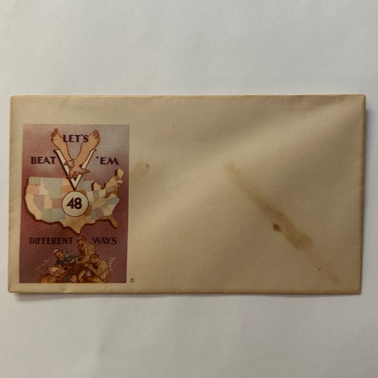 Let's Beat 'em 48 Different Ways WWII envelope