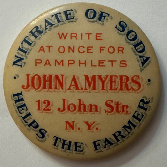 Nitrate of Soda Helps the Farmer pocket mirror