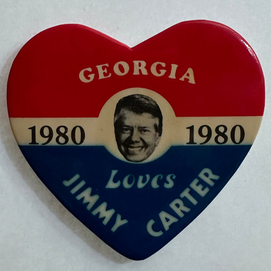 Georgia Loves Jimmy Carter 1980 Heart