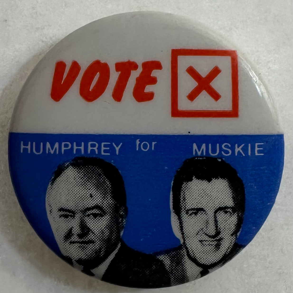 Vote Humphrey Muskie jugate
