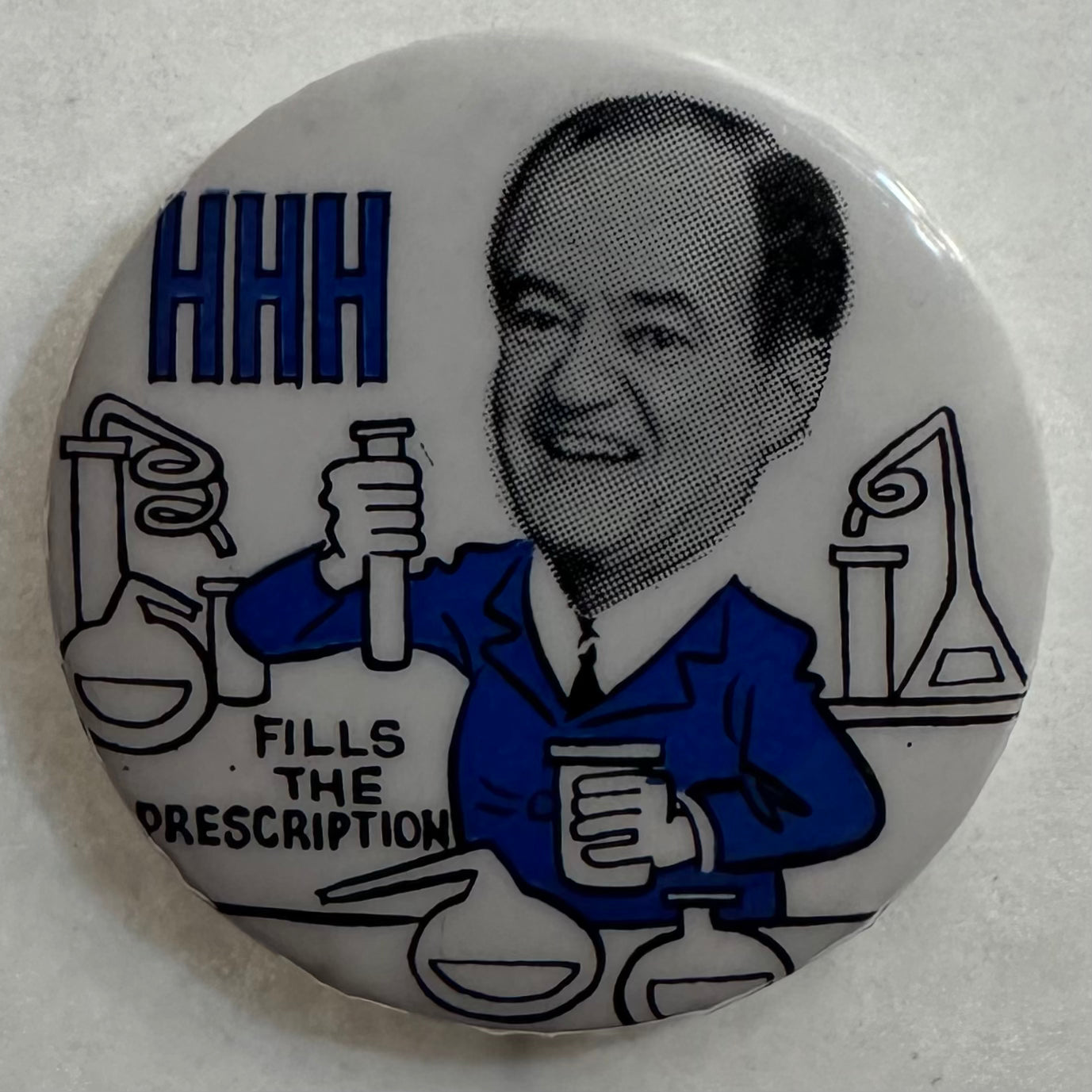 Hubert Humphrey Cartoon Pharmacist