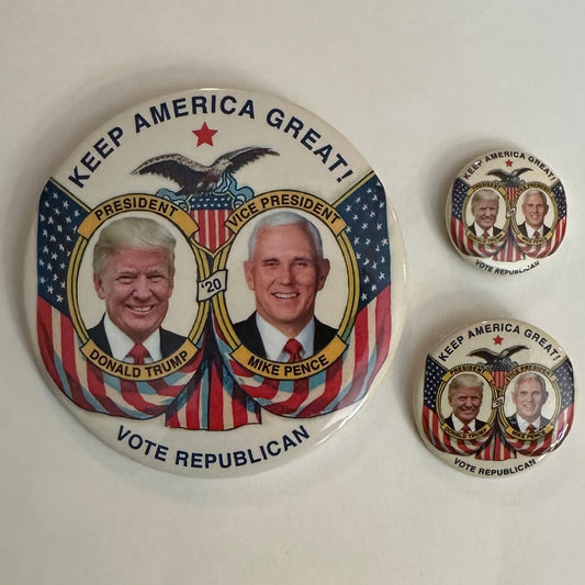 Set of 3 Trump Pence jugates