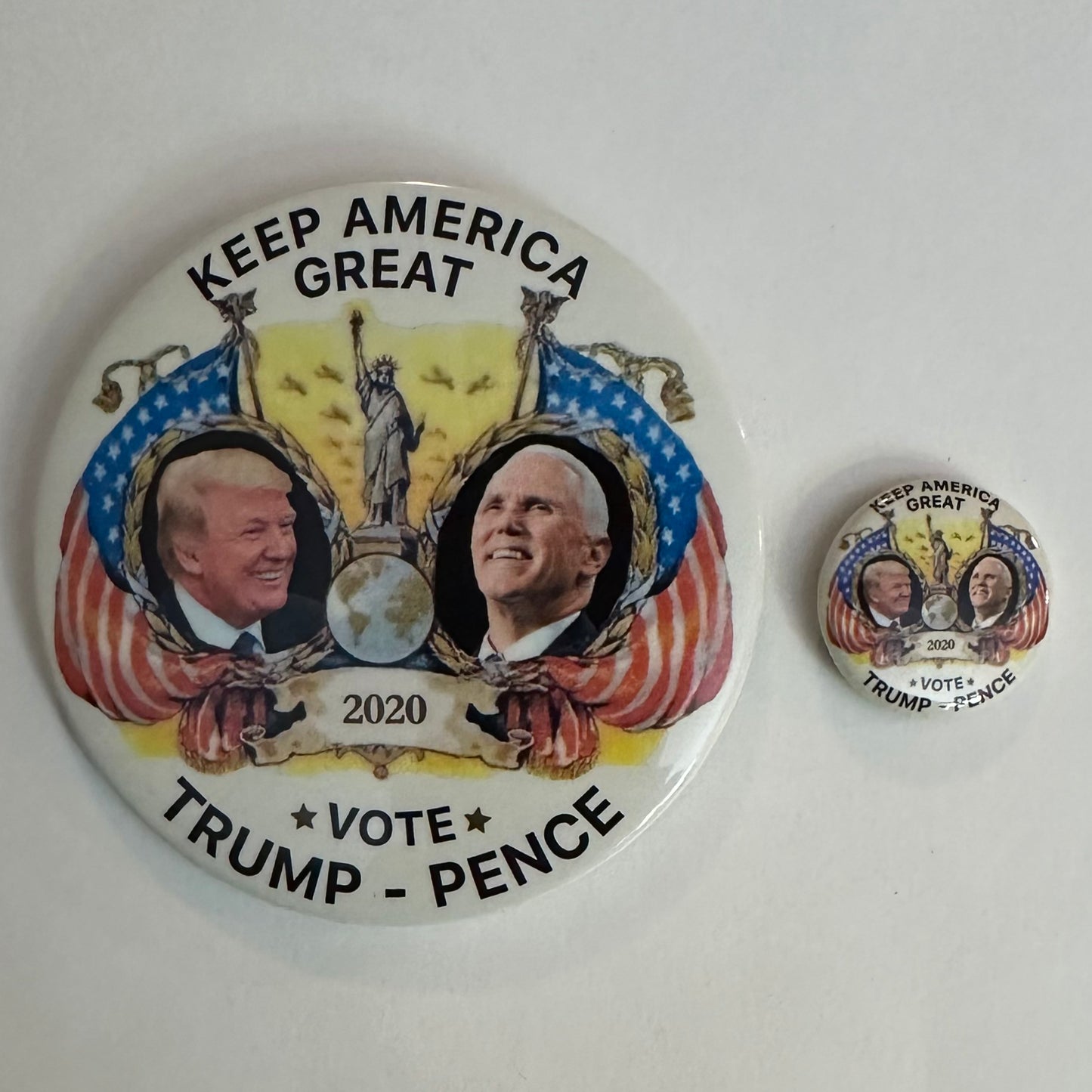 Pair of Trump Pence jugates
