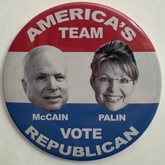 America's Team Vote Republican McCain Palin jugate