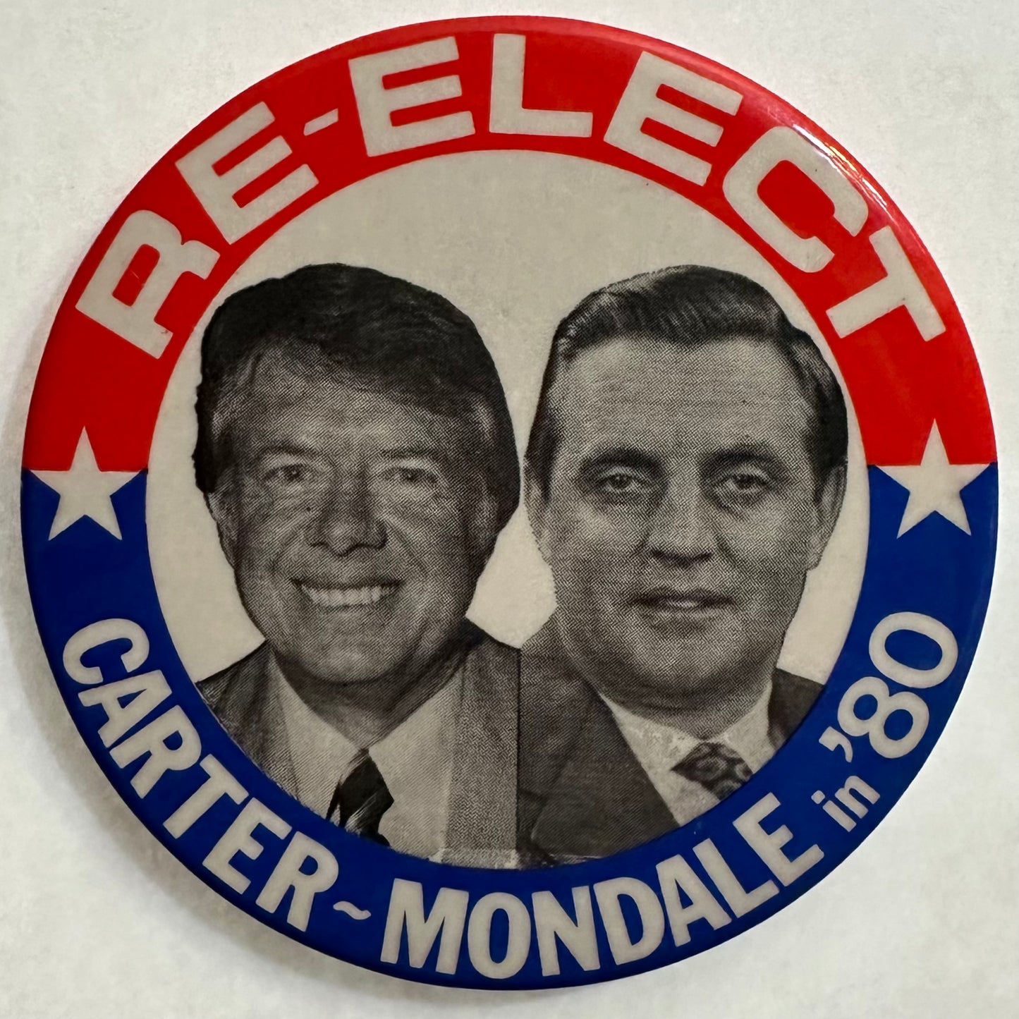 Re-Elect Carter Mondale in '80 jugate