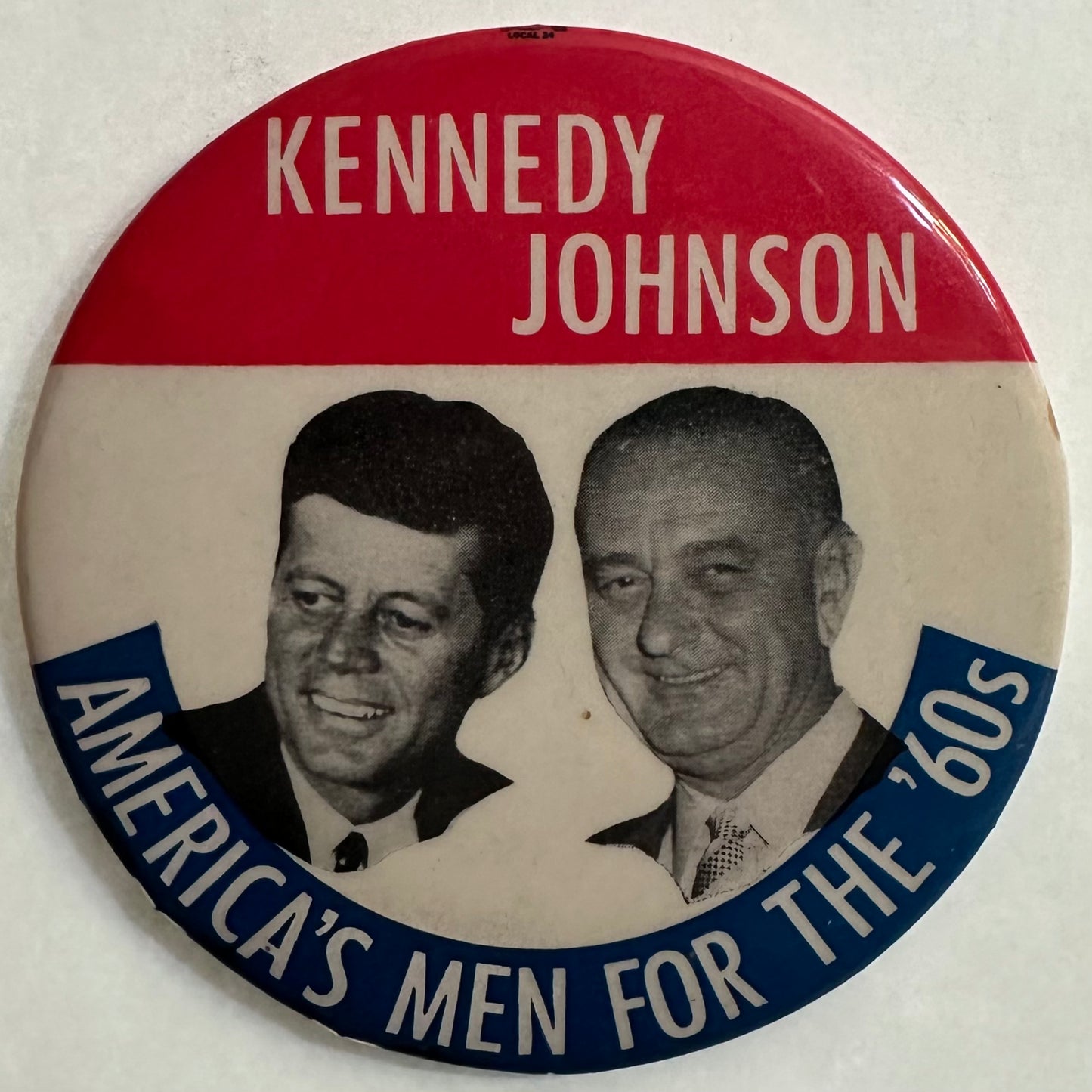 4" Kennedy Johnson America's Men for the 60s jugate