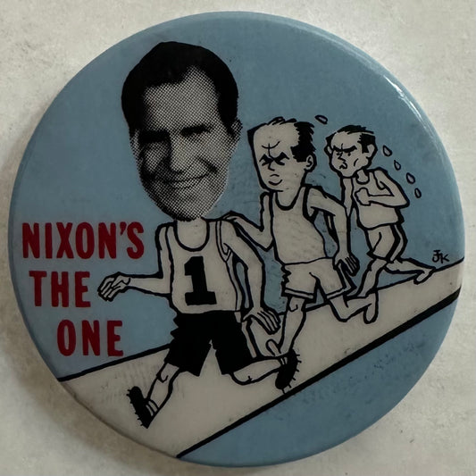 Nixon's the One Caricature