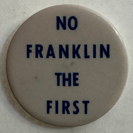 1 1/2" No Franklin the First