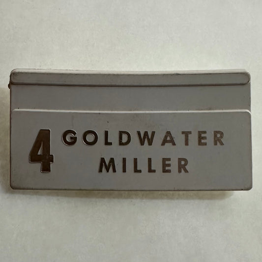 Nameplate 4 Goldwater Miller