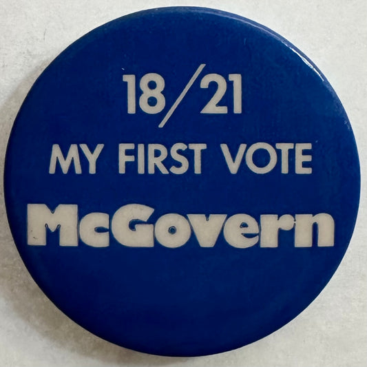 18/21 My First Vote McGovern