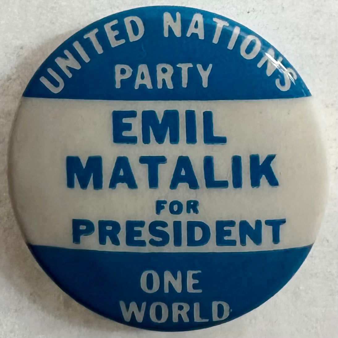 Emil Matalik United Nation's Party 1964