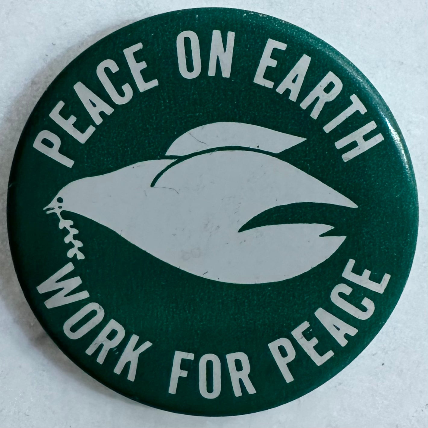 Peace on Earth Work for Peace Vietnam-era