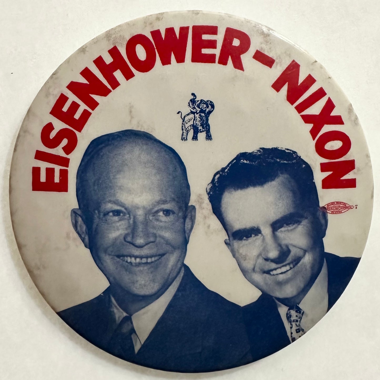 Uncommon Large Eisenhower Nixon jugate