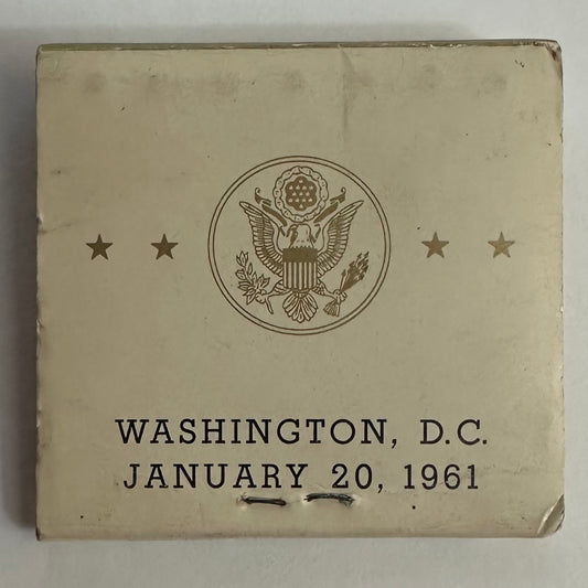 Kennedy Johnson jugate Inaugural Matchbook