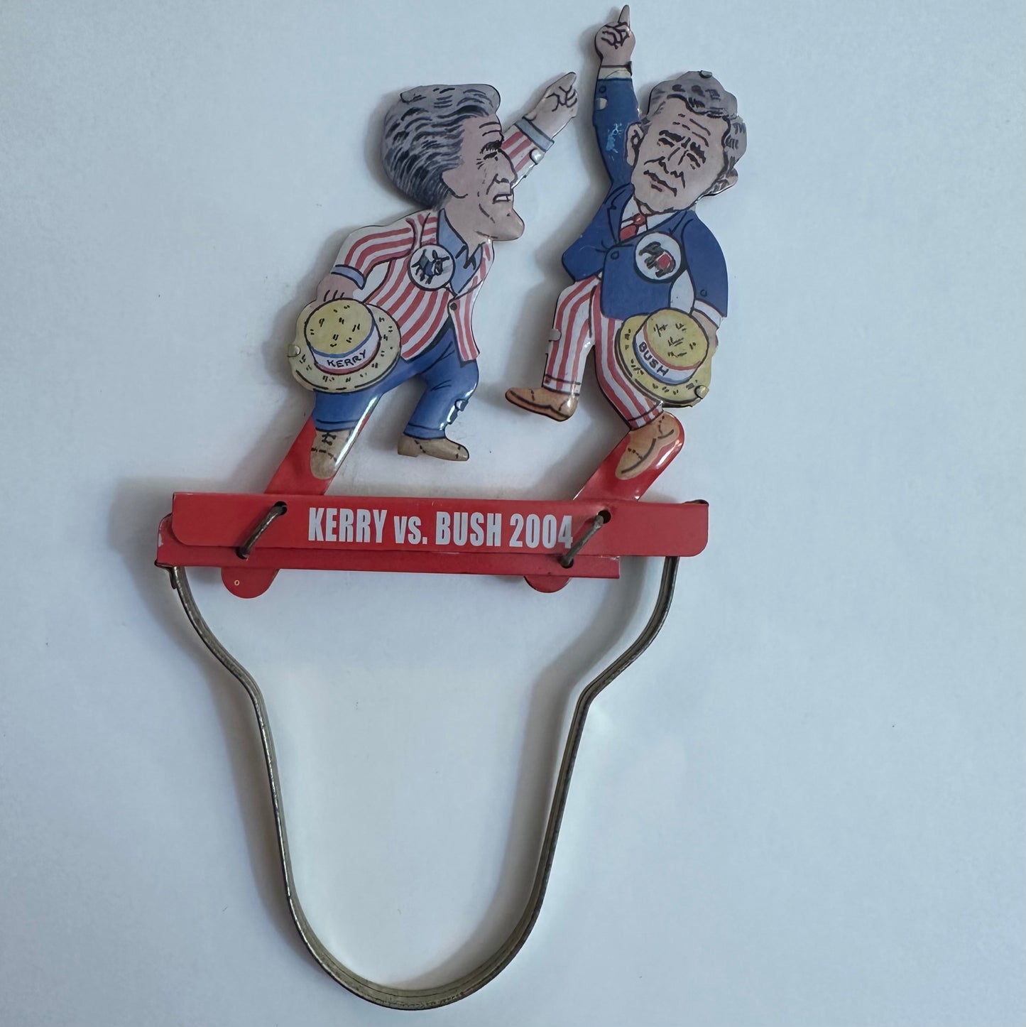 Bush v. Kerry tin toy