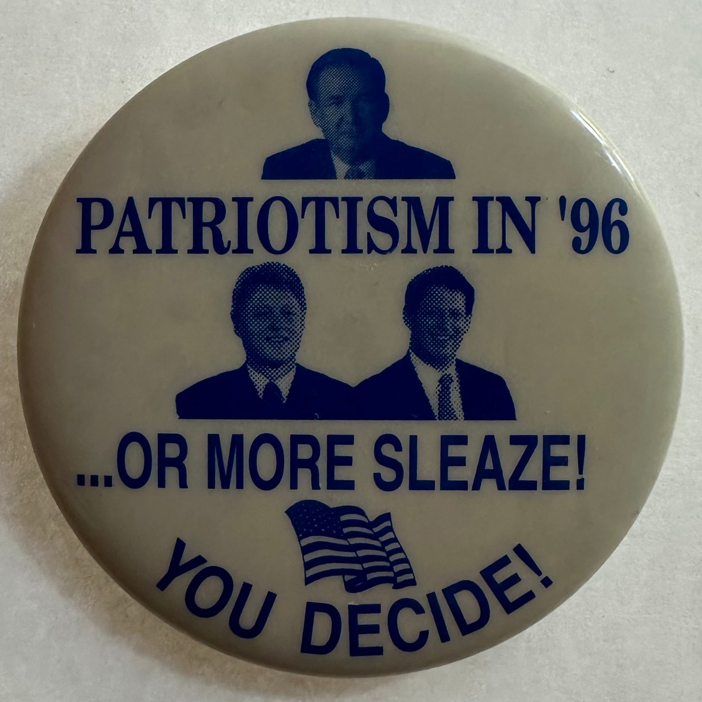 Pat Buchanan Patriotism in '96, Anti-Clinton/Gore