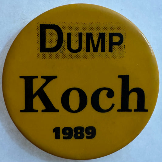 Dump Koch 1989 NY Moyoral Local