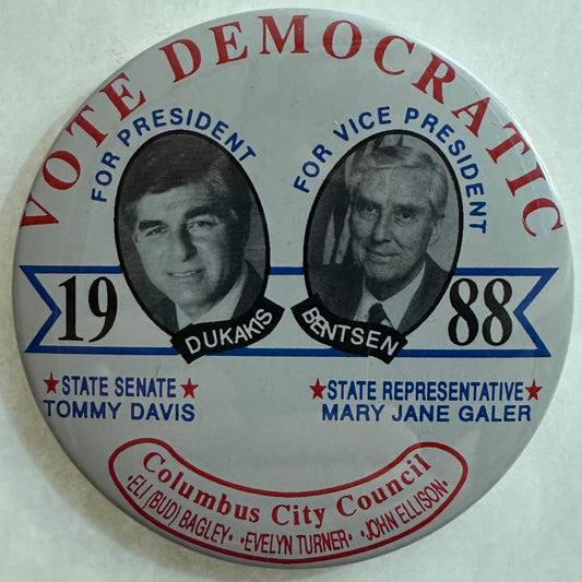 Dukakis Bentsen Columbus Coattail
