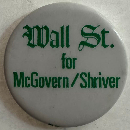 Wall St. for McGovern Shriver
