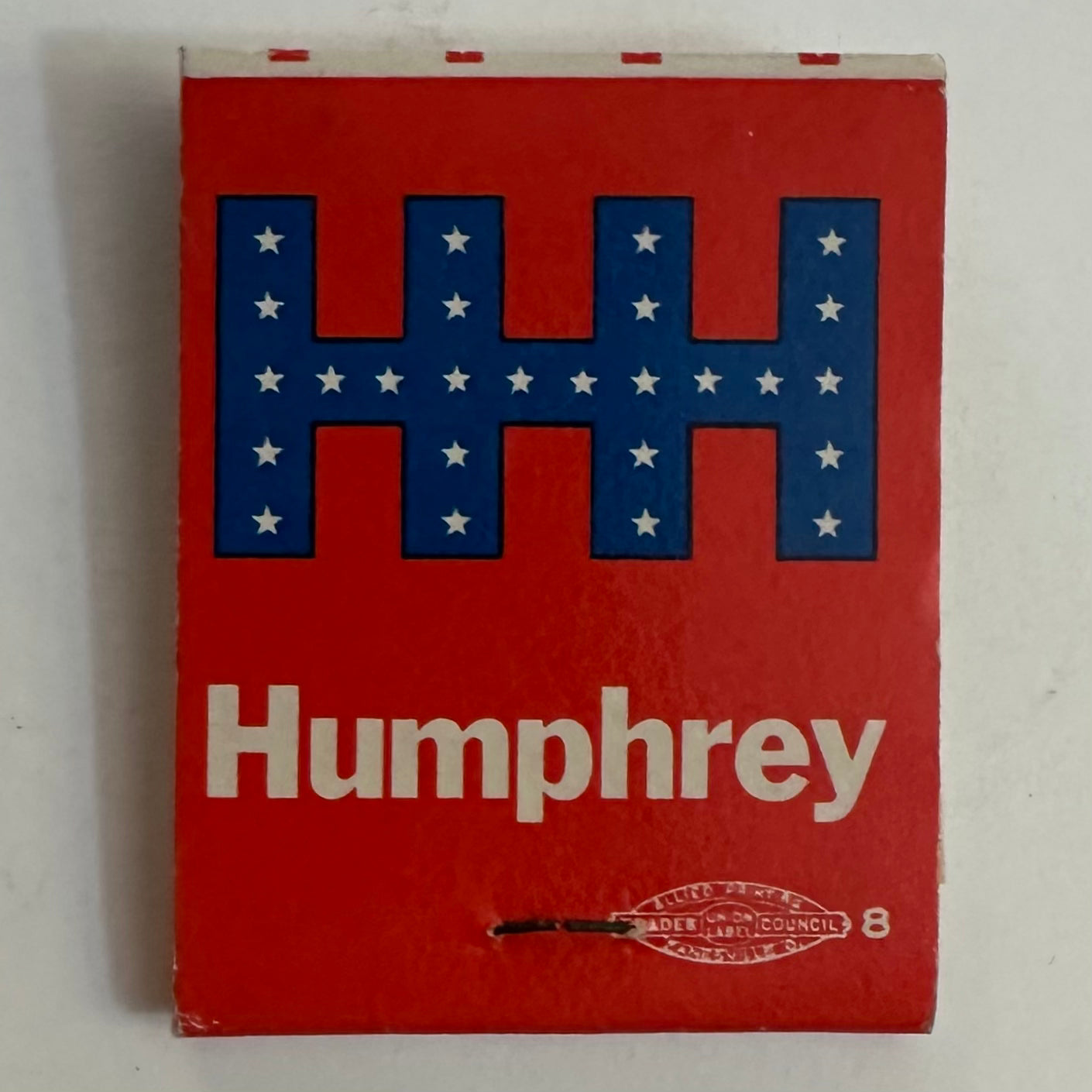 Hubert Humphrey Matchbook