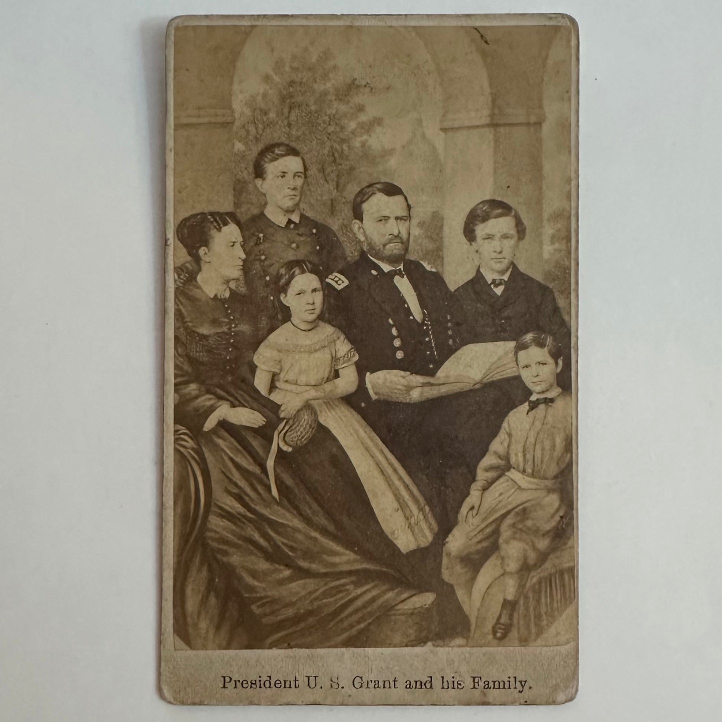 President Grant and Family CDV
