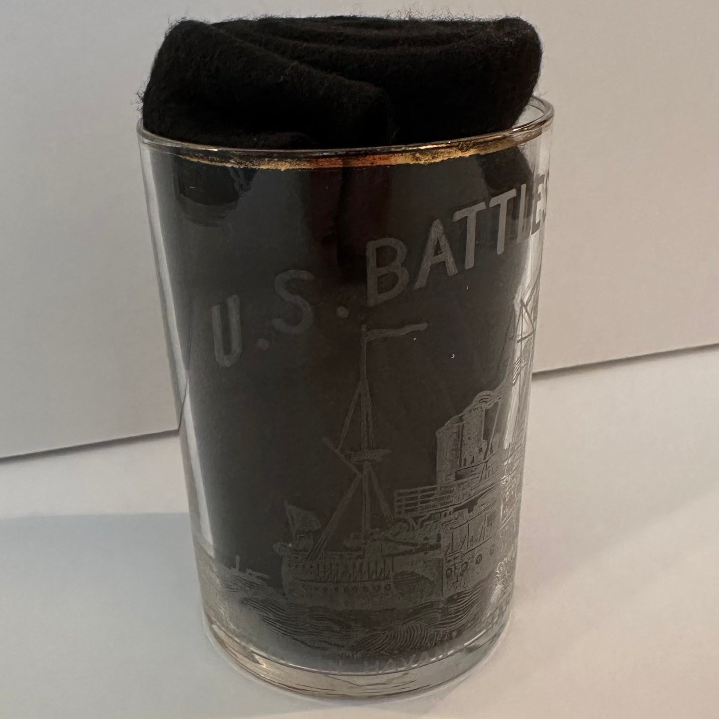 Remember the Maine Drinking Glass
