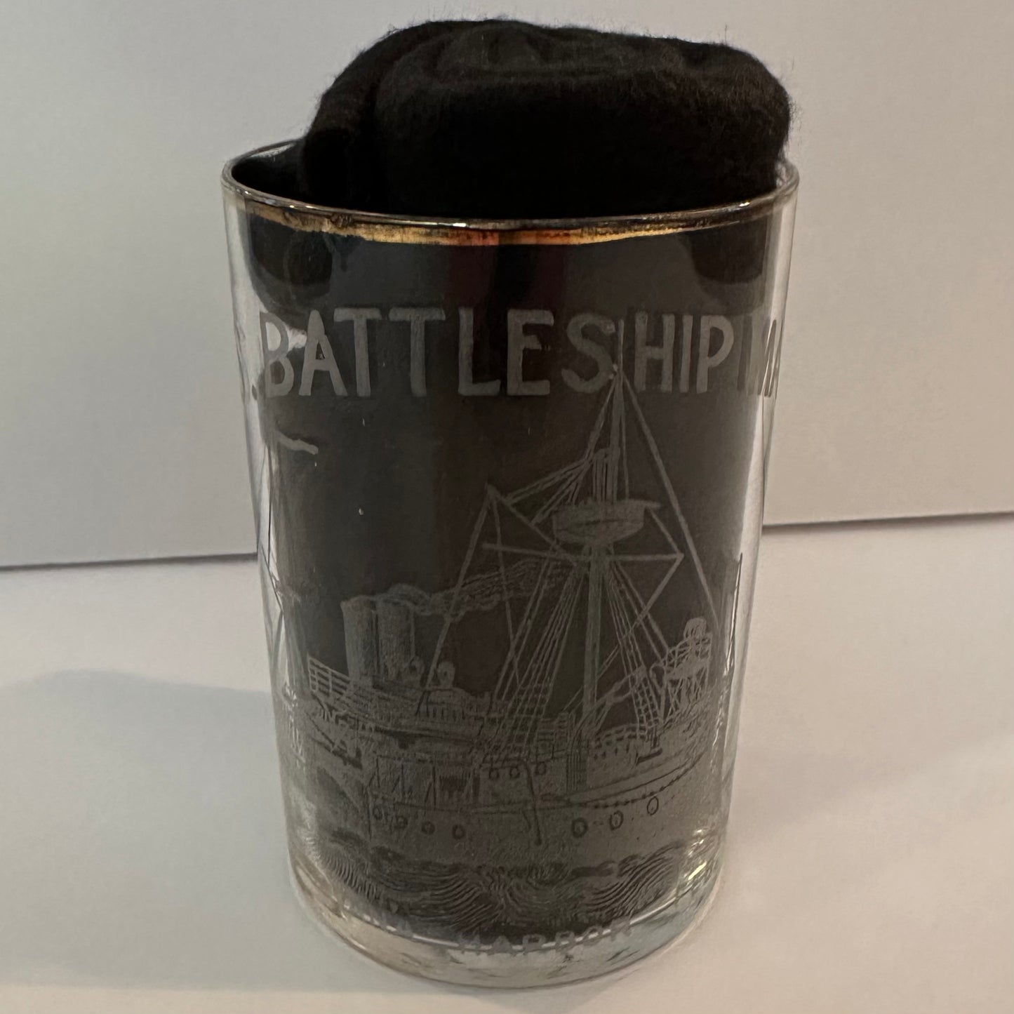 Remember the Maine Drinking Glass