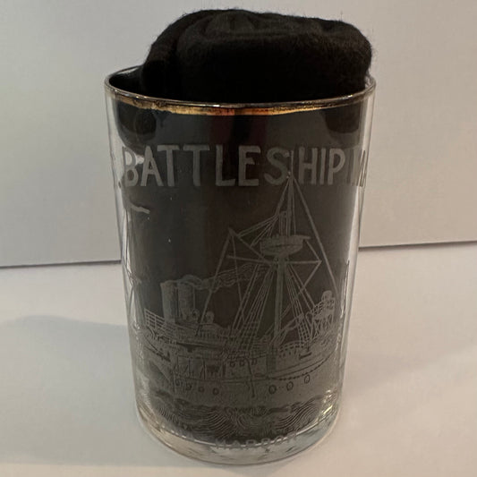 Remember the Maine Drinking Glass