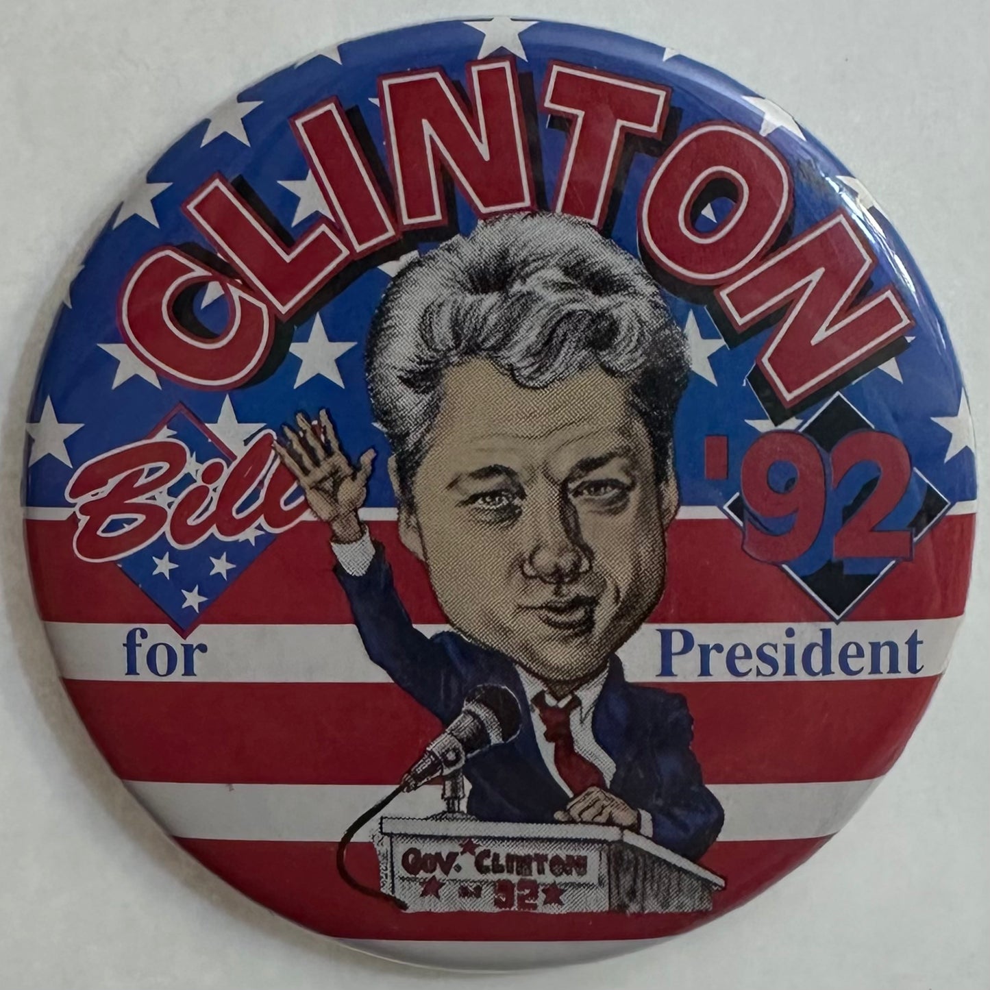 Clinton for President Caricature