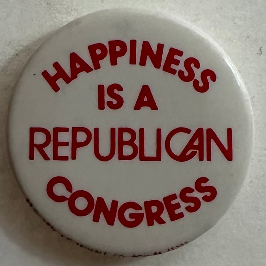 Happiness is a Republican Congress