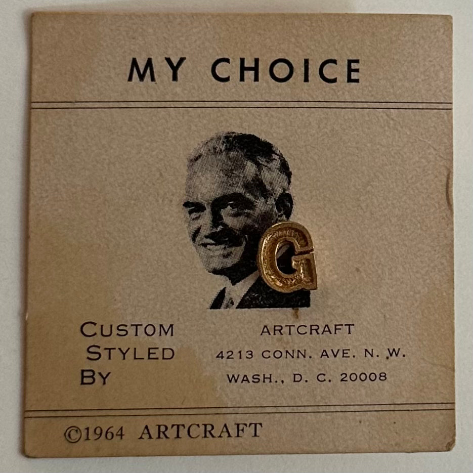 My Choice Barry Goldwater "G"